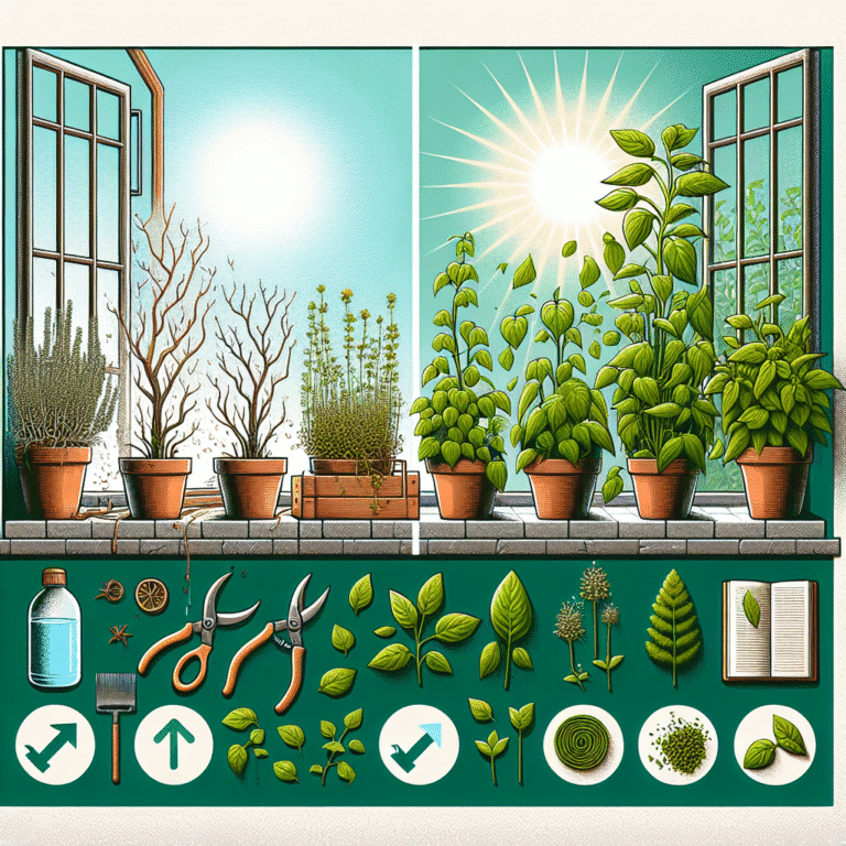 reviving dying indoor herbs: steps to bring them back to life