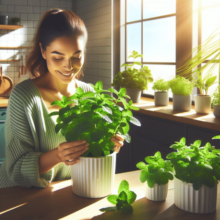 benefits of growing mint indoors