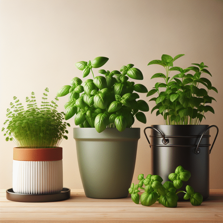 best pots for growing indoor herbs