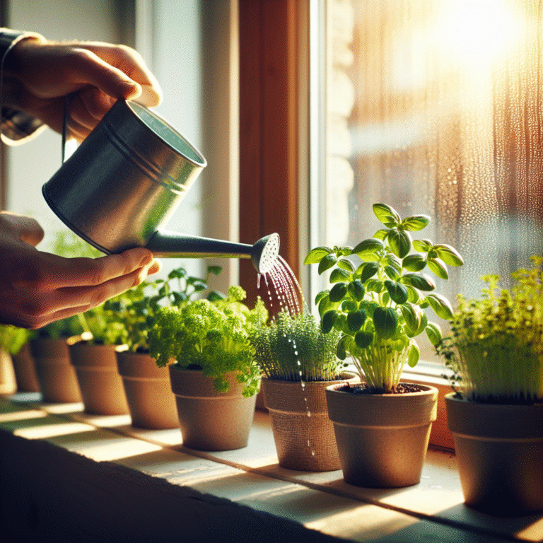 how often should you water indoor herbs for optimal growth?