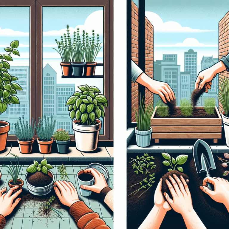 how to transplant indoor herbs outdoors